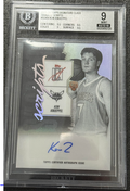 2025-26 Topps Signature Class Shadow Scripts Kon Knueppel #SSKK BGS 9