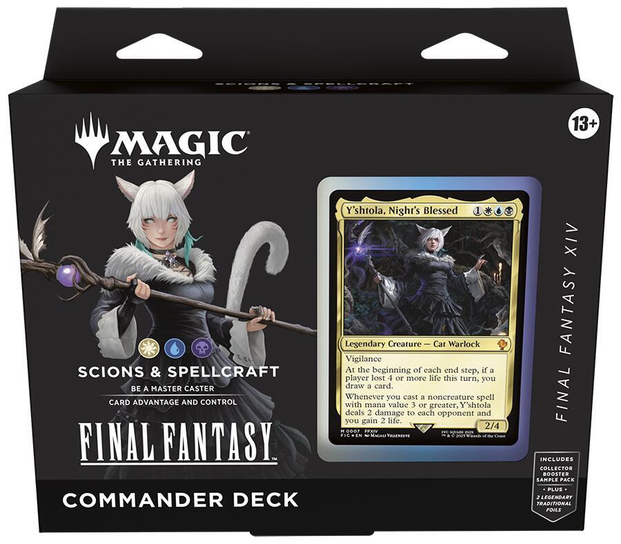 FINAL FANTASY Commander Deck - FINAL FANTASY XIV Scions & Spellcraft - Commander: FINAL FANTASY (FIC) — Magic the gathering