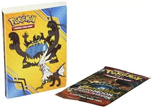 2017 POKEMON SUN & MOON CRIMSON INVASION MINI PORTFOLIO With PACK — Trading Cards