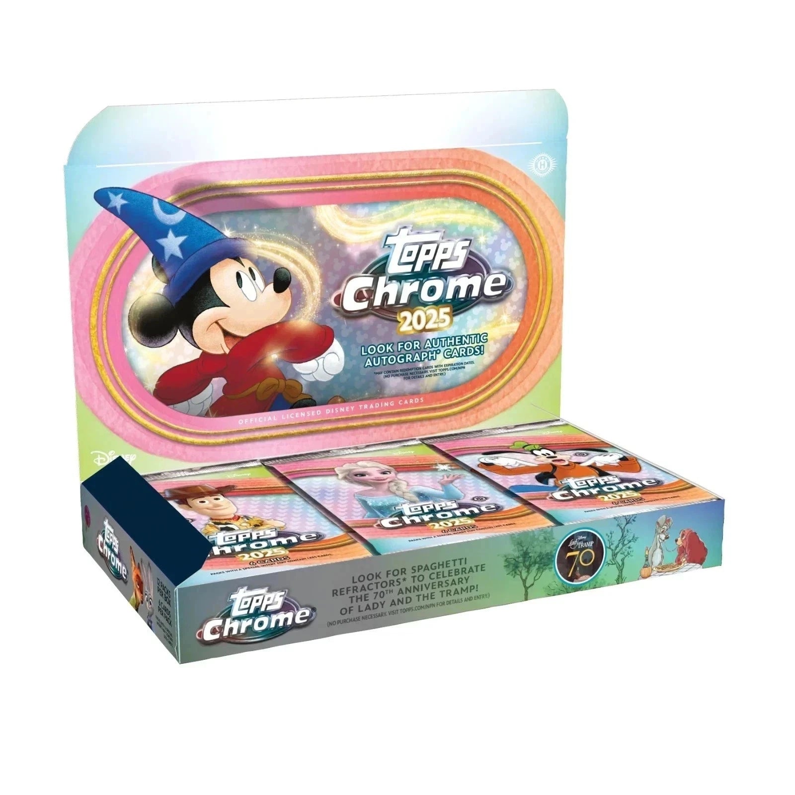 2025 Topps Chrome Disney Hobby Box — Sports Trading Cards