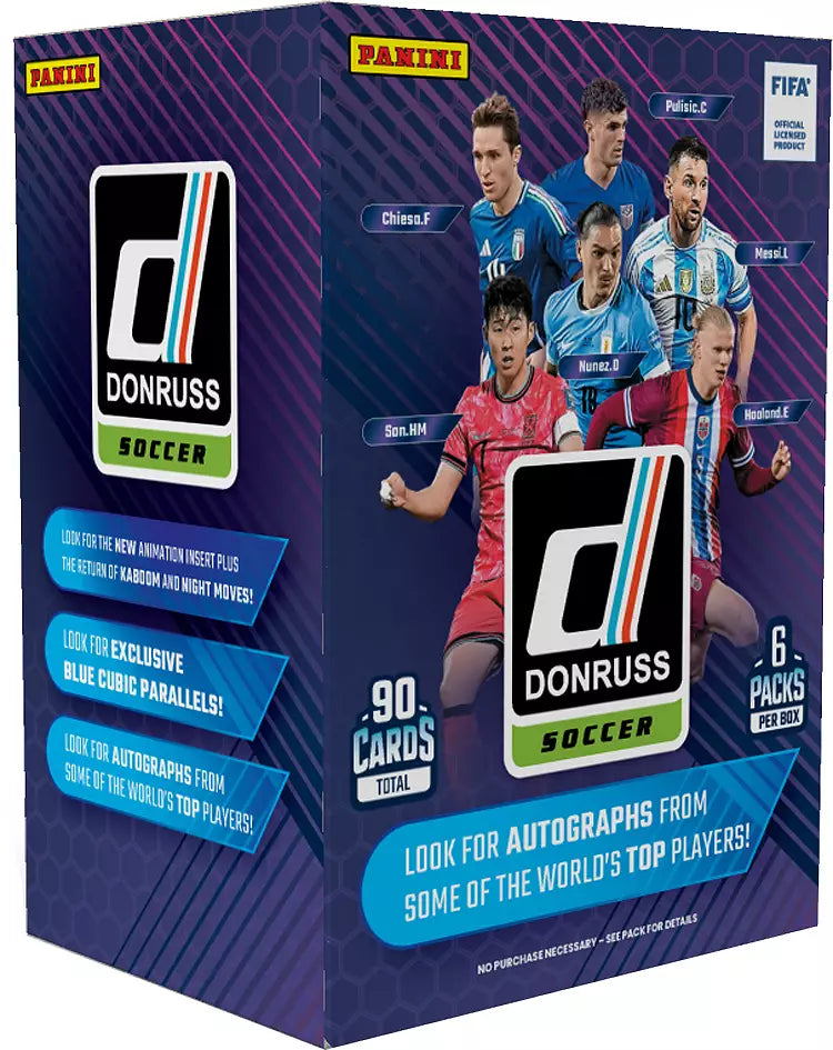 2024-25 Panini FIFA Donruss Soccer Trading Cards Blaster Box — Sports trading cards