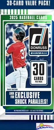 2025 Panini Donruss Baseball HUGE Jumbo Fat Cello Factory — Sports Trading Cards