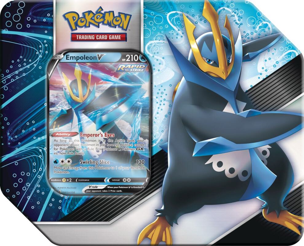 V Strikers Tin [Empoleon V] - SWSH05: Battle Styles (SWSH05) — Trading Cards