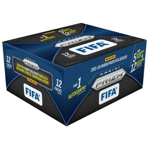 2025/26 Panini Prizm FIFA Soccer Hobby Box — Sports Trading Cards