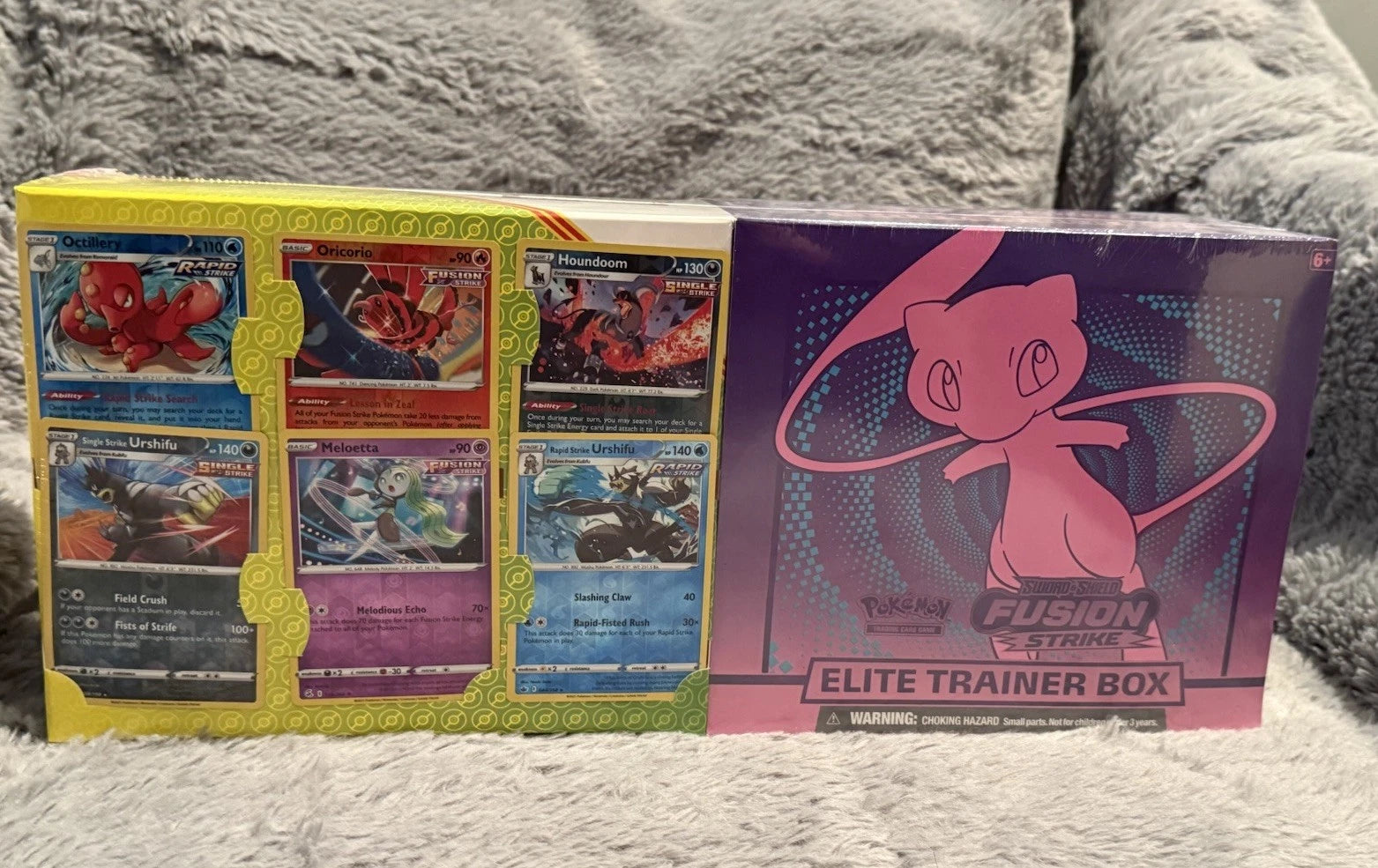 Pokémon Fusion Elite Trainer Box + 6 Bonus Cards Bundle — Trading Cards