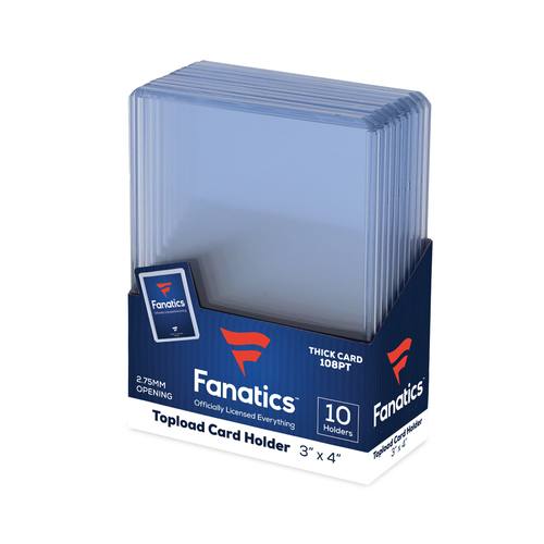 Fanatics Supplies - Top Loaders 10 Count 108 Point