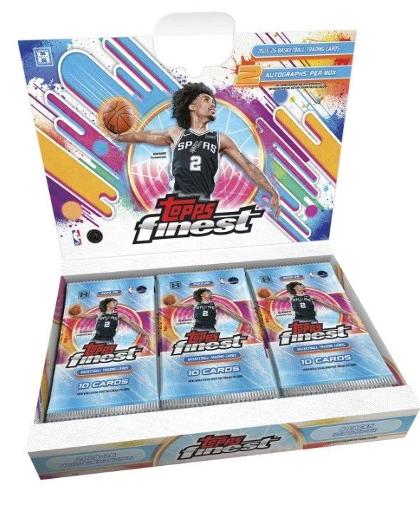 2025-26 Topps Finest Basketball Hobby Box — Sports Trading Cards