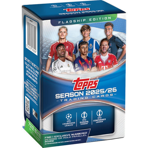 2025/26 Topps UCC Club Competitions Factory Sealed Value Box — Sports Trading Cards