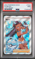 2022 POKEMON SWORD & SHIELD LOST ORIGIN #TG27 FA/NESSA LOST ORIGIN PSA 9