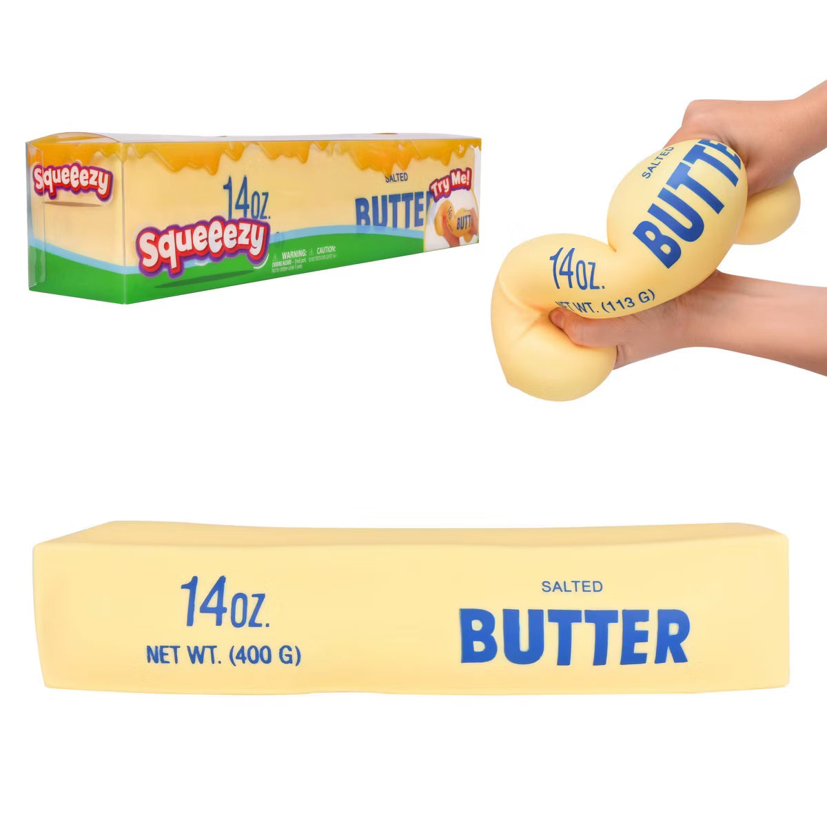 Sunny Days Squeezy Butter Shape Fidget Toy — Needoh