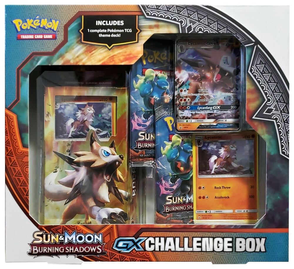 Lycanroc GX Challenge Box - SM - Burning Shadows (SM03) — Trading Cards