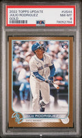 Topps 2022 Update Julio Rodriguez RC Gold /2022 #US44 Mariners PSA 8