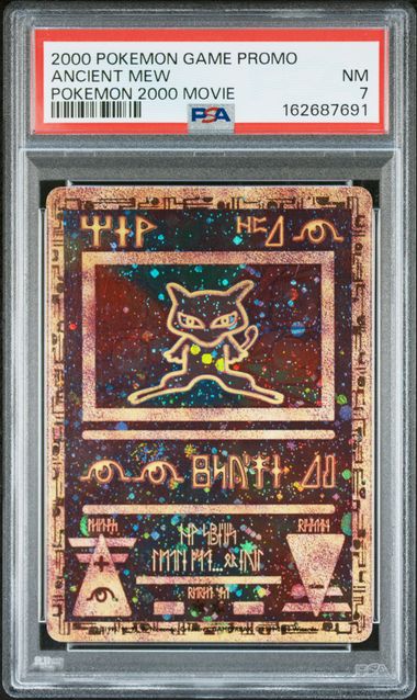 2000 POKEMON GAME MOVIE ANCIENT MEW POKEMON 2000 MOVIE PSA 7
