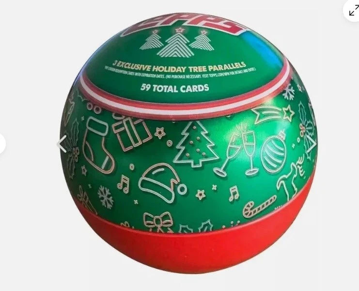 2024 Topps Baseball HOLIDAY TIN - 59 Cards — Sports Trading Cards