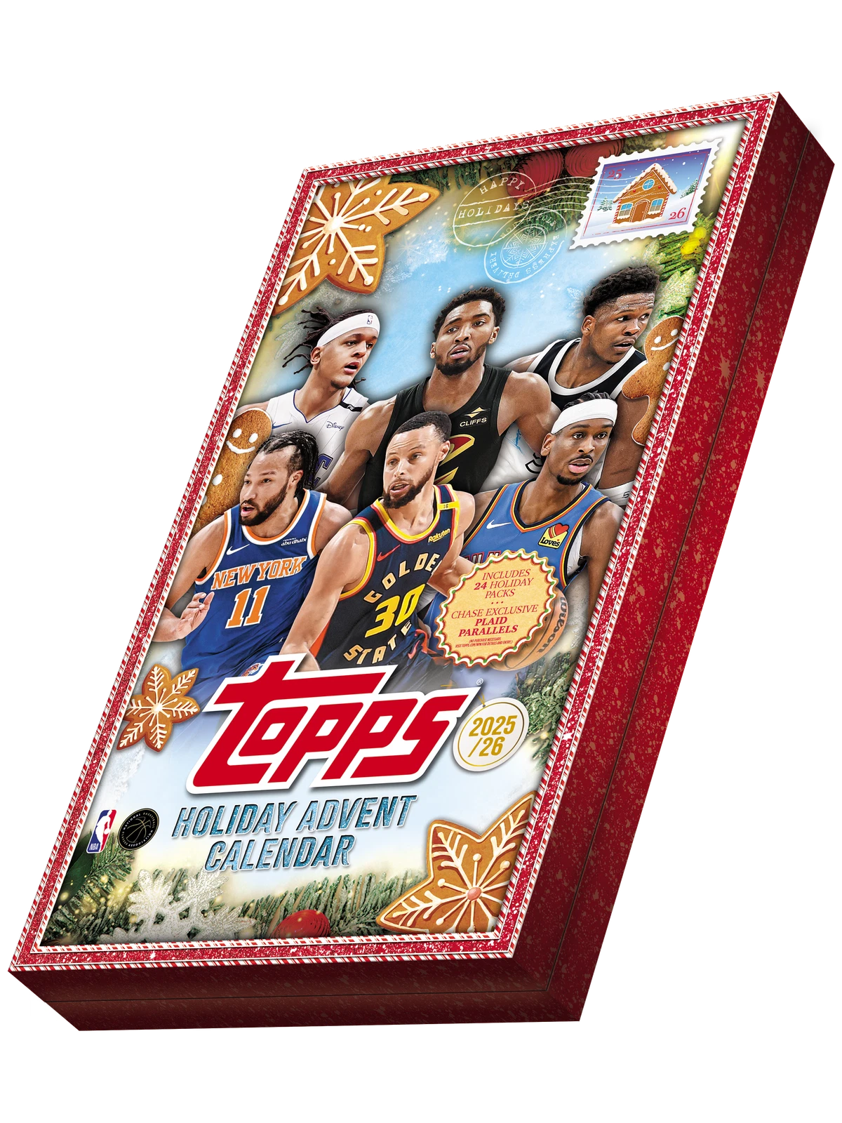 2025 Topps Holiday Basketball Advent Calendar — Sports Trading Cards
