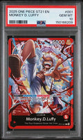 2025 One Piece Starter Deck EX Gear 5 Leader Monkey D. Luffy #ST21-001 PSA 10