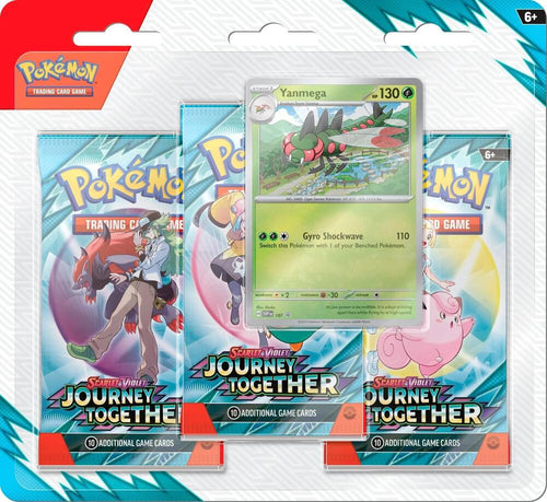 Journey Together 3 Pack Blister [Yanmega] - SV09: Journey Together — Pokemon