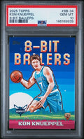 2025 Topps Flagship Kon Knueppel 8-Bit Ballers #8B-34 Rookie PSA 10