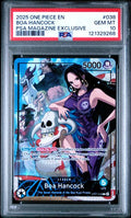 2025 ONE PIECE PROMOS 038 BOA HANCOCK PSA MAGAZINE EXCLUSIVE PSA 10 — One Piece Card Game