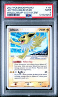 2007 POKEMON WORLD CHAMPIONSHIPS PROMO 101 JOLTEON-GOLD STAR LEGENDARY ASCENT PSA 9
