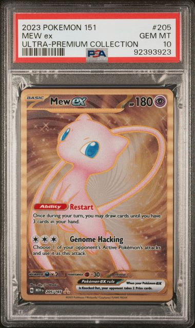 2023 POKEMON 151 ULTRA-PREMIUM COLLECTION #205 MEW ex PSA 10