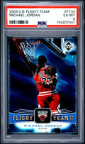 2004 UPPER DECK FLIGHT TEAM #FT33 MICHAEL JORDAN PSA 6