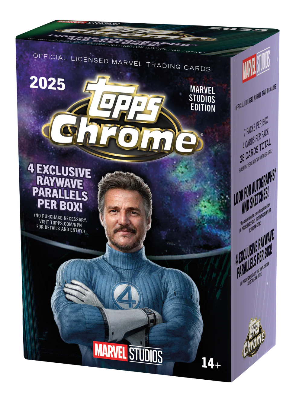 2025 Topps Marvel Studios Chrome Value Box — Trading Cards