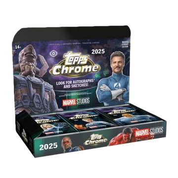 2025 Topps Chrome Marvel Studios Hobby Box — Trading Cards