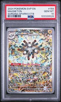 2024 POKEMON SVP EN-SV BLACK STAR PROMO 159 MAGNETON SURGING SPARKS ELITE TRAINER BOX PSA 10
