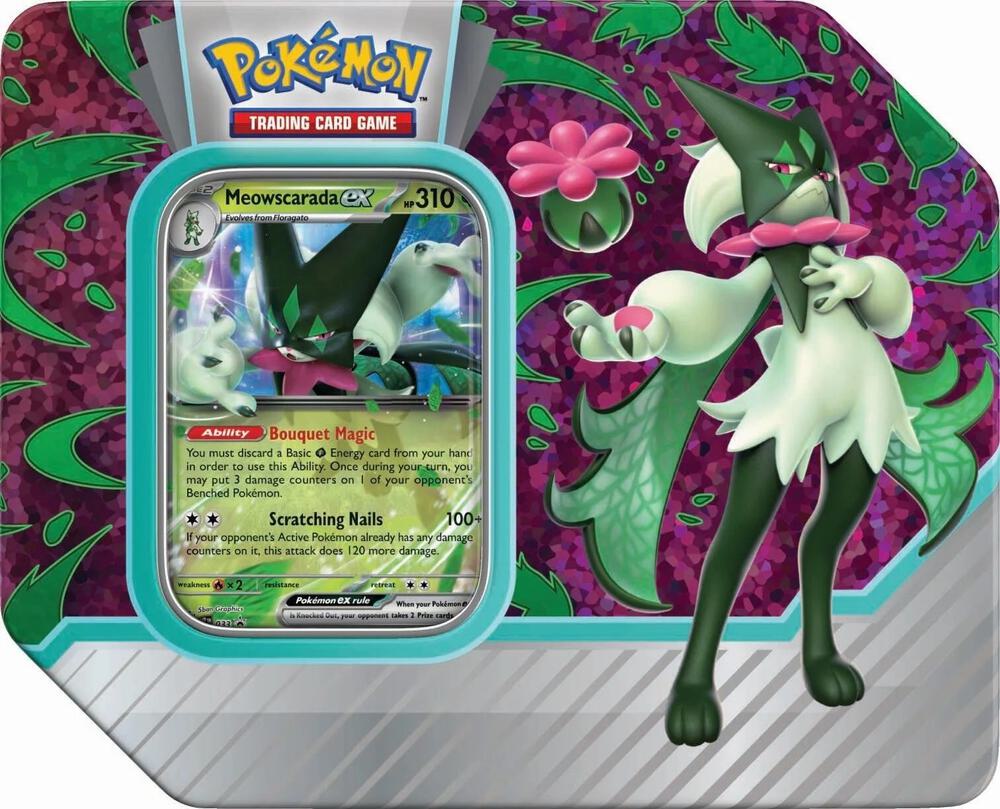 Paldea Partners Tin [Meowscarada ex] — Pokemon