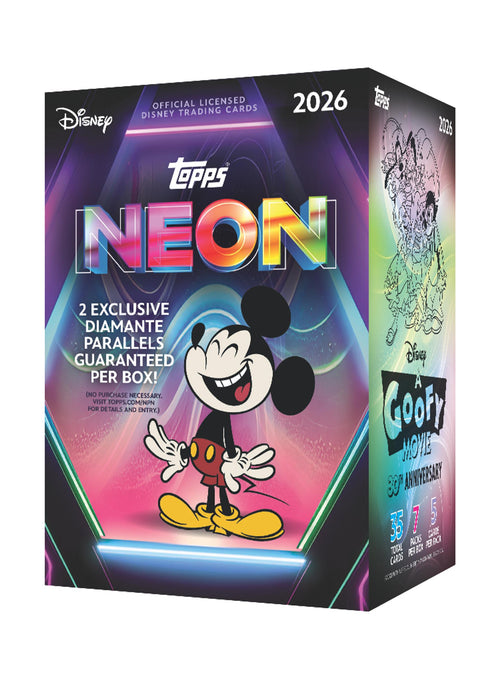 2026 Topps Disney Neon Trading Card Value Box — Trading Cards