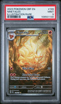 2023 POKEMON OBF EN-OBSIDIAN FLAMES #199 NINETALES ILLUSTRATION RARE PSA 9