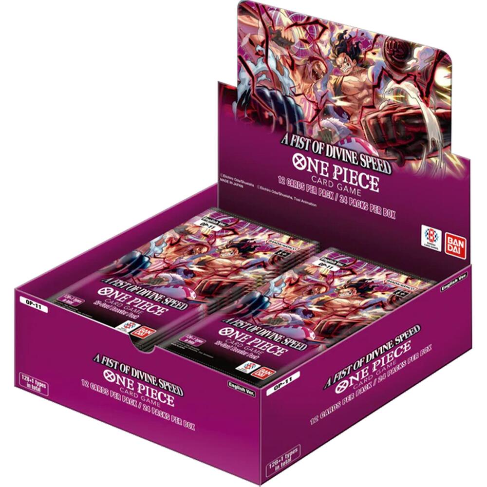 A Fist of Divine Speed Booster Box - A Fist of Divine Speed (OP11) — Trading Cards