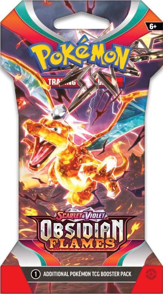 Obsidian Flames Sleeved Booster Pack - SV03: Obsidian Flames (OBF) — Pokemon