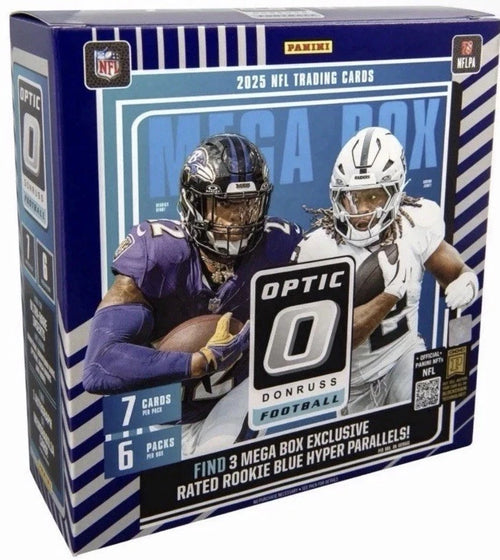 2025 Panini Donruss Optic Football Mega Box — Sports Trading Cards