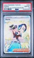 2024 POKEMON TWM EN-TWILIGHT MASQUERADE #220 PERRIN SPECIAL ILLUSTRATION RARE PSA 10