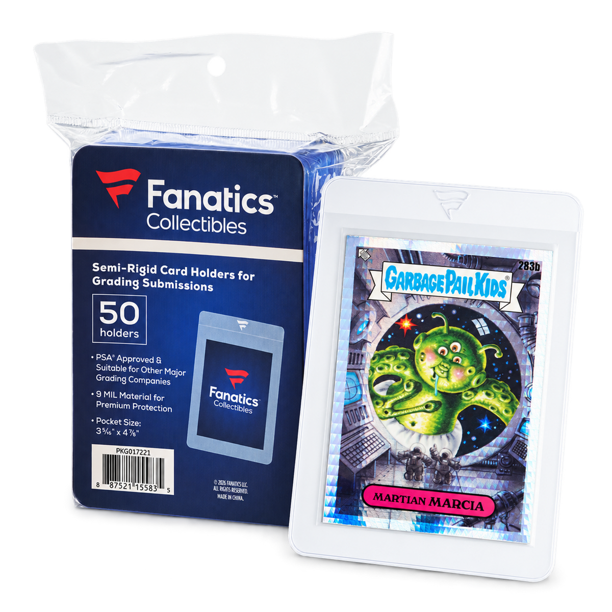 Fanatics Supplies - Semi rigid card holders 50 count