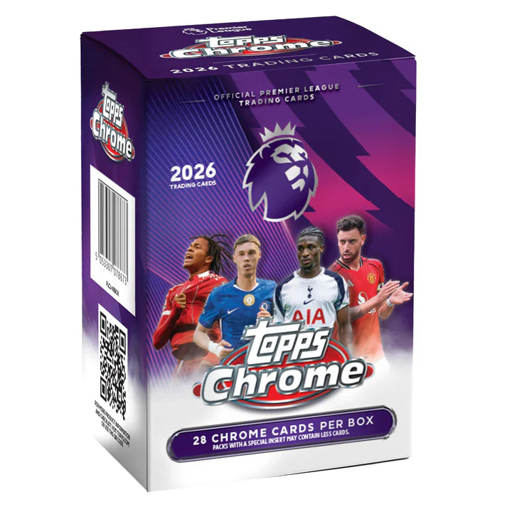 2026 Topps Chrome Premier League Value Box — Sports Trading Cards