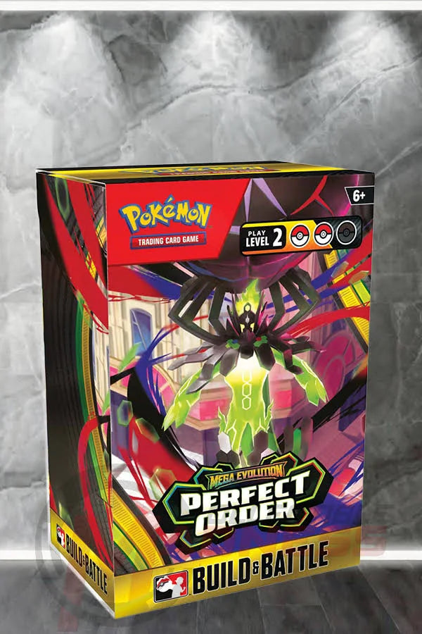 Pokemon TCG Mega Evolution Perfect Order Build & Battle Box — Trading Cards