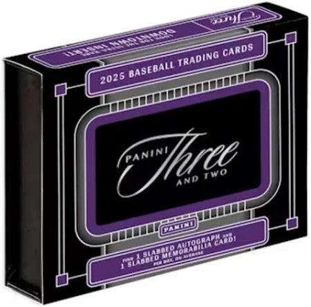 2025 Panini Three and Two Baseball Hobby Box — Sports Trading Cards