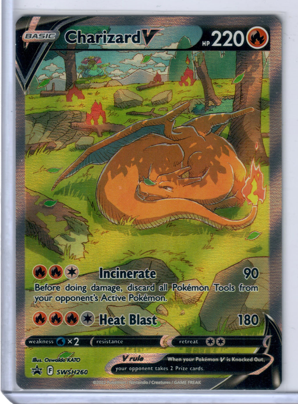 Charizard V - SWSH260 - SWSH: Sword & Shield Promo Cards (SWSD) — Pokemon
