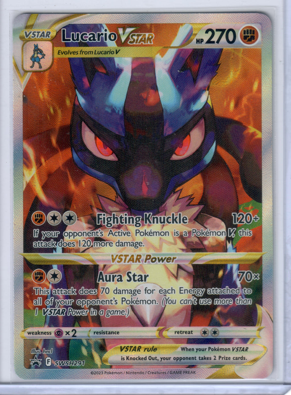 Lucario VSTAR - SWSH291 - SWSH: Sword & Shield Promo Cards (SWSD) — Pokemon