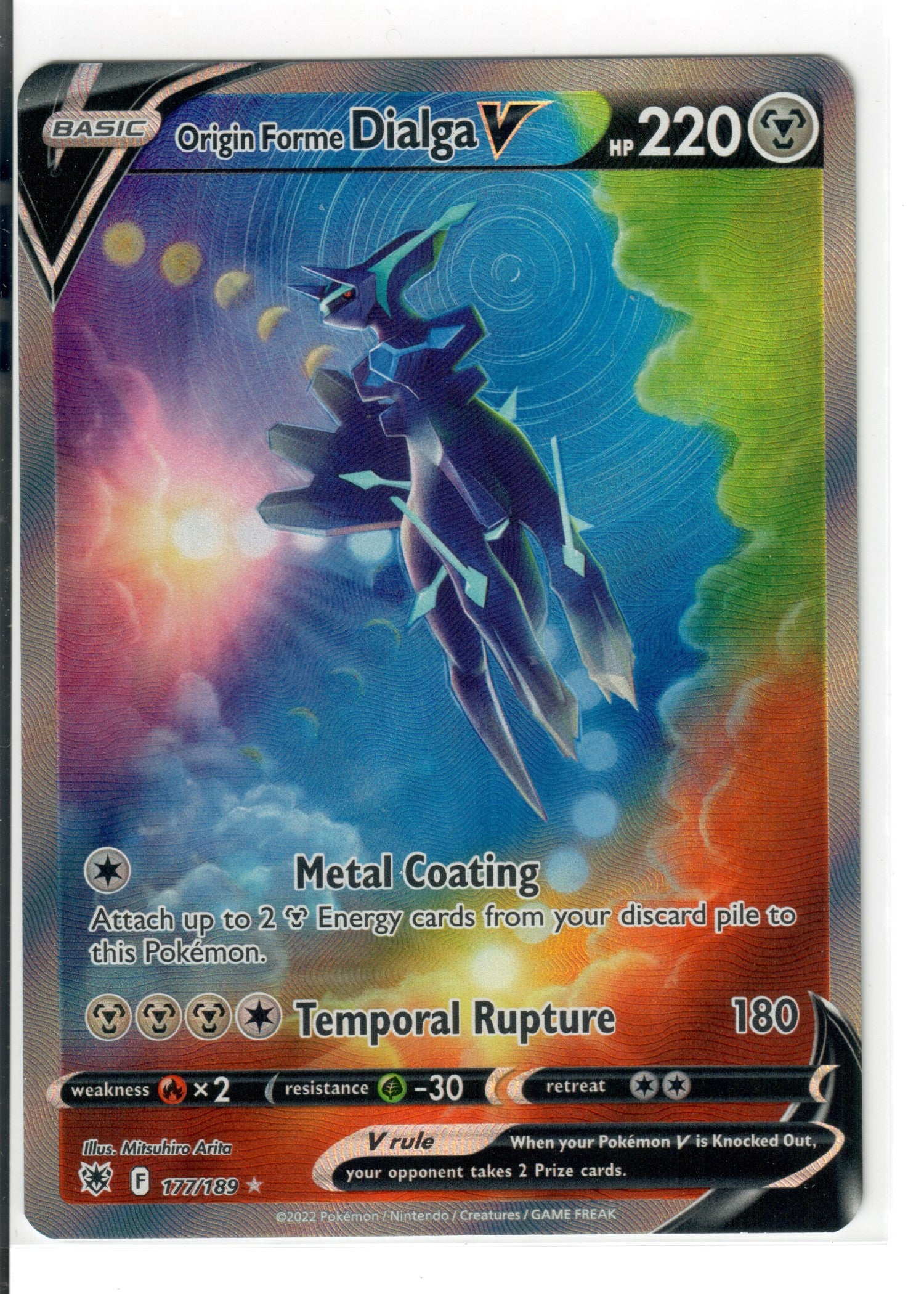 Origin Forme Dialga V (Alternate Full Art) - SWSH10: Astral Radiance (SWSH10) — Pokemon