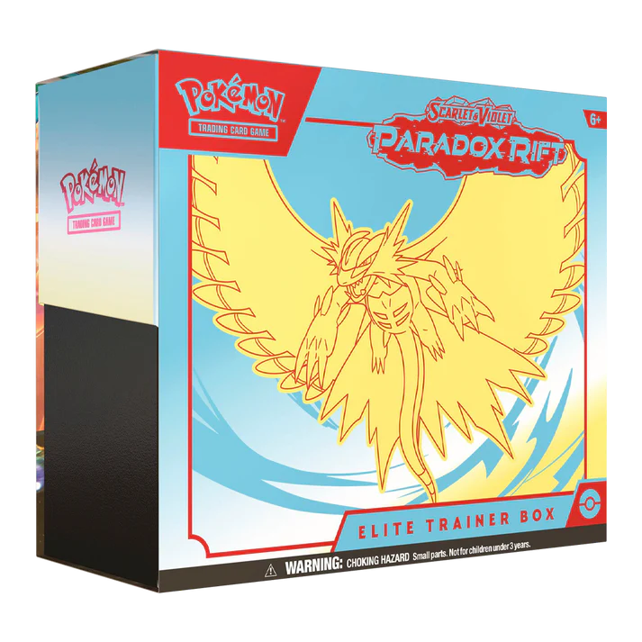 Pokémon Scarlet & Violet - Paradox Rift Roaring Moon - Elite Trainer Box ETB — Pokemon