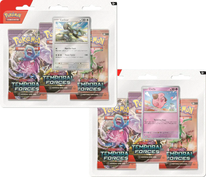 Pokémon - Scarlet & Violet - Temporal Forces - 3 Pack Blister — Pokemon
