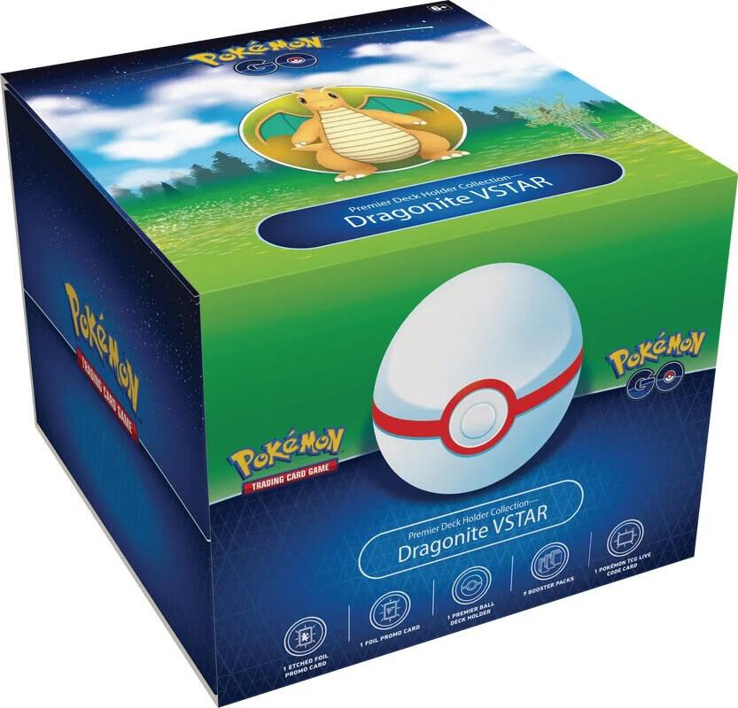 Pokemon Go Premier Deck Holder Collection Dragonite VSTAR