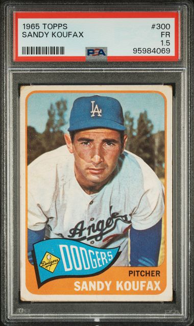 1965 Topps Sandy Koufax #300 PSA 1.5