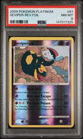 2009 Pokemon Platinum Seviper Reverse Holo #61/127 PSA 8