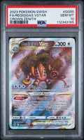 2023 POKEMON SWORD AND SHIELD CROWN ZENITH GG55 FULL ART/REGIGIGAS VSTAR PSA 10