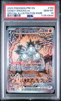 2025 POKEMON PRE EN-PRISMATIC EVOLUTIONS 159 SANDY SHOCKS EX SPECIAL ILLUSTRATION RARE PSA 10